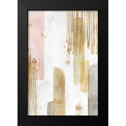 Band of Gold II  Black Modern Wood Framed Art Print by Isabelle Z