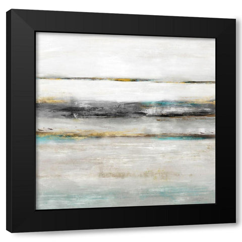 Waters Edge II  Black Modern Wood Framed Art Print by Isabelle Z