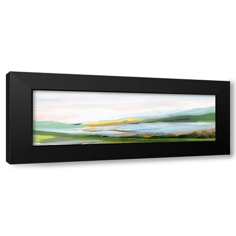 Highland II  Black Modern Wood Framed Art Print with Double Matting by Isabelle Z