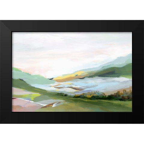 Highland II  Black Modern Wood Framed Art Print by Isabelle Z