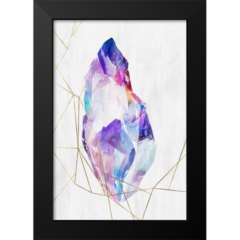 Lucid II  Black Modern Wood Framed Art Print by Isabelle Z
