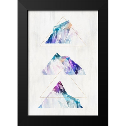 Clear Cut I  Black Modern Wood Framed Art Print by Isabelle Z
