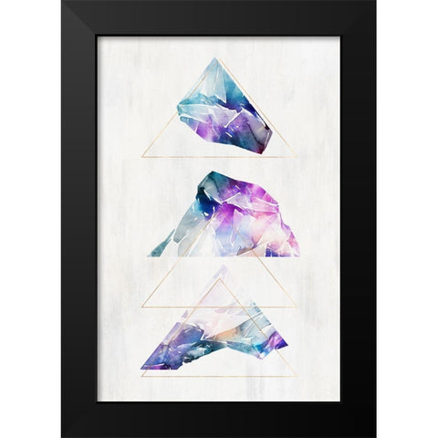 Clear Cut II  Black Modern Wood Framed Art Print by Isabelle Z