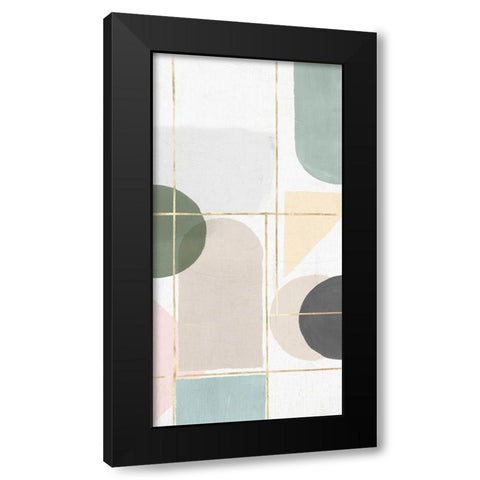 Unity II Black Modern Wood Framed Art Print by Isabelle Z