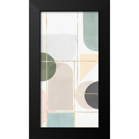 Unity II Black Modern Wood Framed Art Print by Isabelle Z