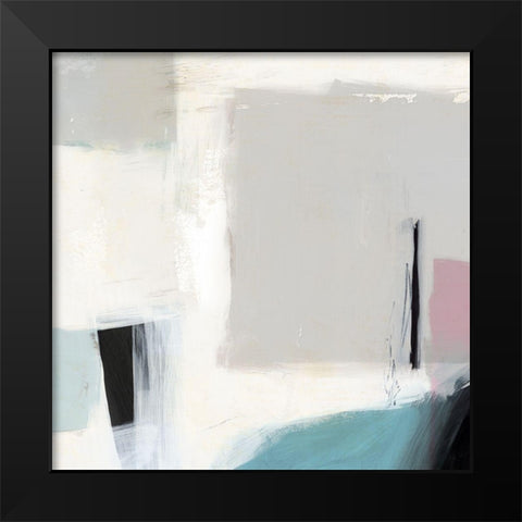 Underline II  Black Modern Wood Framed Art Print by Isabelle Z