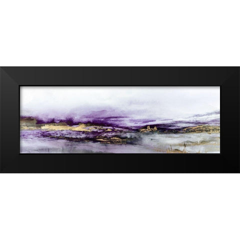 Elusive Dreams Violet Version  Black Modern Wood Framed Art Print by Isabelle Z