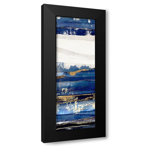 Ultramarine I  Black Modern Wood Framed Art Print with Double Matting by Isabelle Z