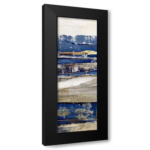 Ultramarine III  Black Modern Wood Framed Art Print with Double Matting by Isabelle Z