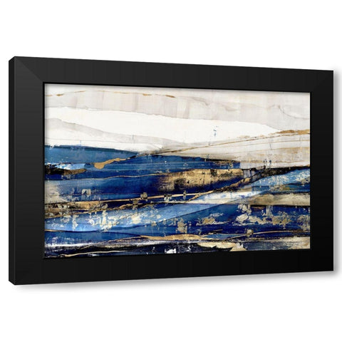 Delighted  Black Modern Wood Framed Art Print with Double Matting by Isabelle Z