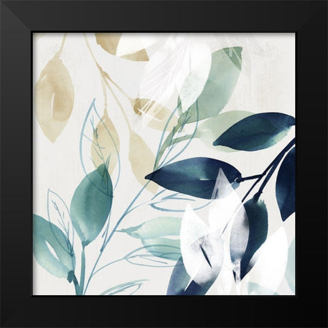 Green Sleeves II  Black Modern Wood Framed Art Print by Isabelle Z