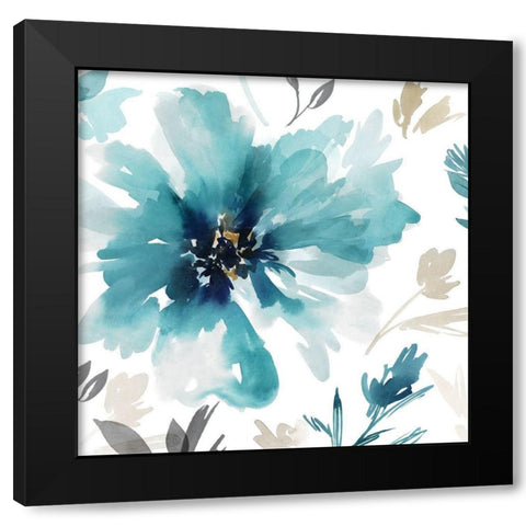 Finesse I  Black Modern Wood Framed Art Print by Isabelle Z