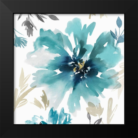 Finesse II  Black Modern Wood Framed Art Print by Isabelle Z