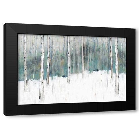 Winters Trail I  Black Modern Wood Framed Art Print by Isabelle Z