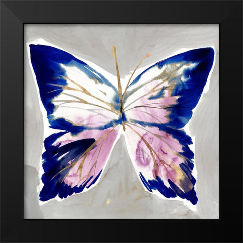 Fluttering I  Black Modern Wood Framed Art Print by Isabelle Z