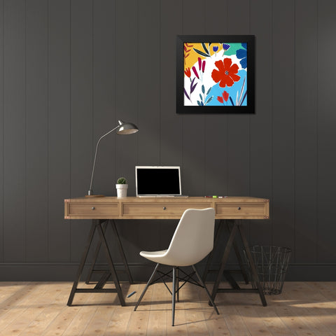 Cheerfulness II  Black Modern Wood Framed Art Print by Isabelle Z