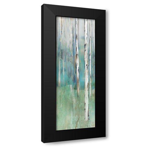 Foothills II  Black Modern Wood Framed Art Print with Double Matting by Isabelle Z