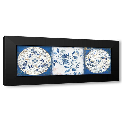 Indgio Ceramics II  Black Modern Wood Framed Art Print with Double Matting by Isabelle Z