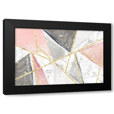Goldie II  Black Modern Wood Framed Art Print by Isabelle Z