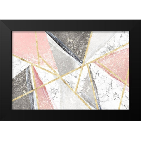 Goldie II  Black Modern Wood Framed Art Print by Isabelle Z