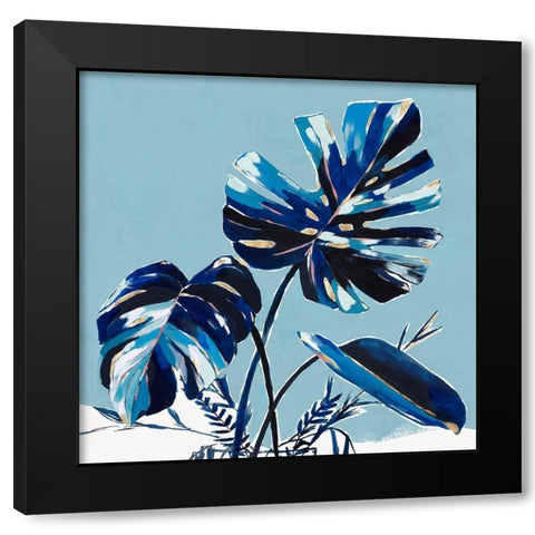 Villa Palms I  Black Modern Wood Framed Art Print with Double Matting by Isabelle Z