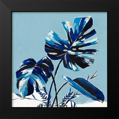Villa Palms I  Black Modern Wood Framed Art Print by Isabelle Z