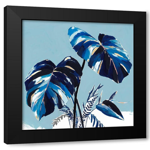 Villa Palms II  Black Modern Wood Framed Art Print with Double Matting by Isabelle Z