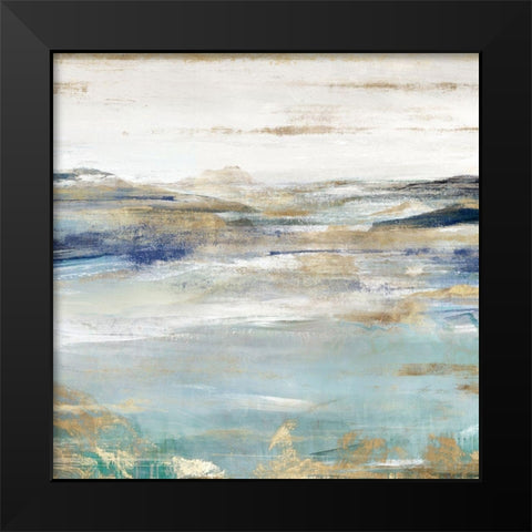 Upon a Clear I  Black Modern Wood Framed Art Print by Isabelle Z