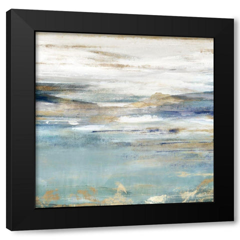 Upon a Clear II  Black Modern Wood Framed Art Print by Isabelle Z