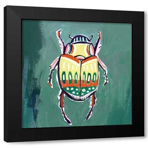 Bugs Life  Black Modern Wood Framed Art Print with Double Matting by Isabelle Z