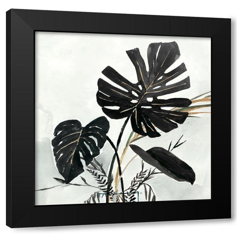 Oasis Palms II  Black Modern Wood Framed Art Print by Isabelle Z