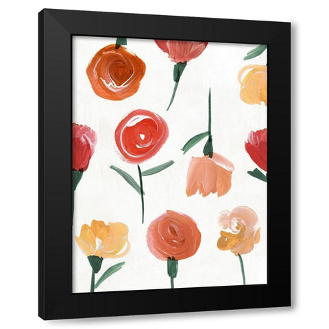 Elliot II  Black Modern Wood Framed Art Print with Double Matting by Isabelle Z