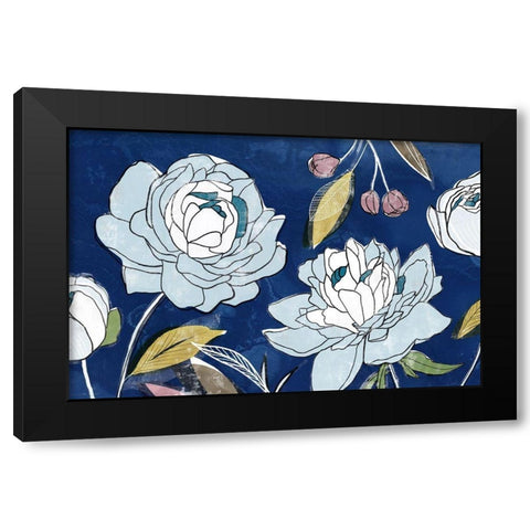 Courtesy I  Black Modern Wood Framed Art Print by Isabelle Z