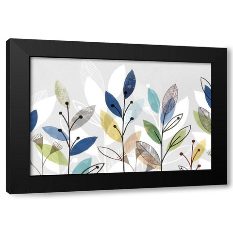 Morning Glory I  Black Modern Wood Framed Art Print with Double Matting by Isabelle Z