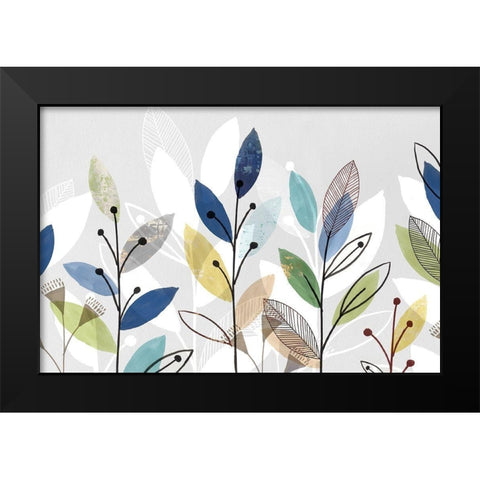 Morning Glory I  Black Modern Wood Framed Art Print by Isabelle Z