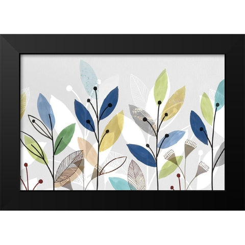 Morning Glory II  Black Modern Wood Framed Art Print by Isabelle Z