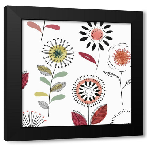 Afterward  Black Modern Wood Framed Art Print with Double Matting by Isabelle Z