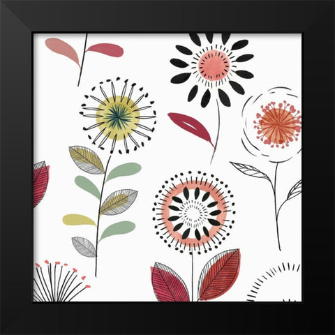 Afterward  Black Modern Wood Framed Art Print by Isabelle Z