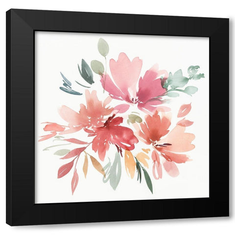 April I  Black Modern Wood Framed Art Print by Isabelle Z