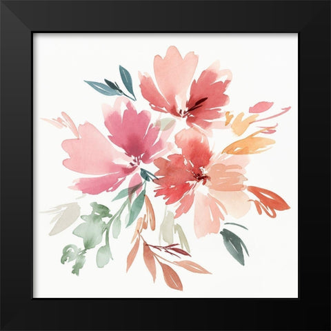 April II  Black Modern Wood Framed Art Print by Isabelle Z