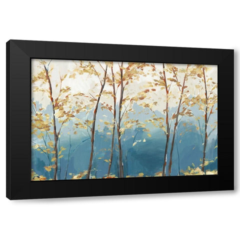Ascent Trail  Black Modern Wood Framed Art Print with Double Matting by Isabelle Z