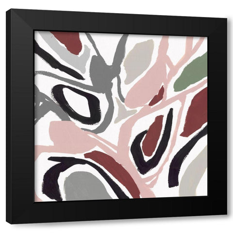 Lusting I  Black Modern Wood Framed Art Print by Isabelle Z