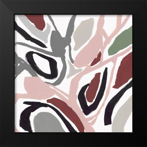 Lusting I  Black Modern Wood Framed Art Print by Isabelle Z