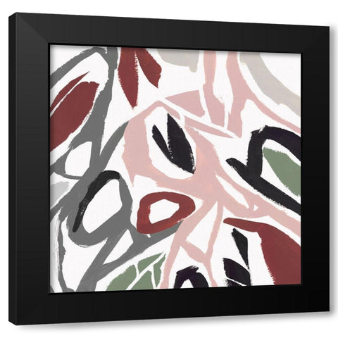 Lusting II  Black Modern Wood Framed Art Print by Isabelle Z