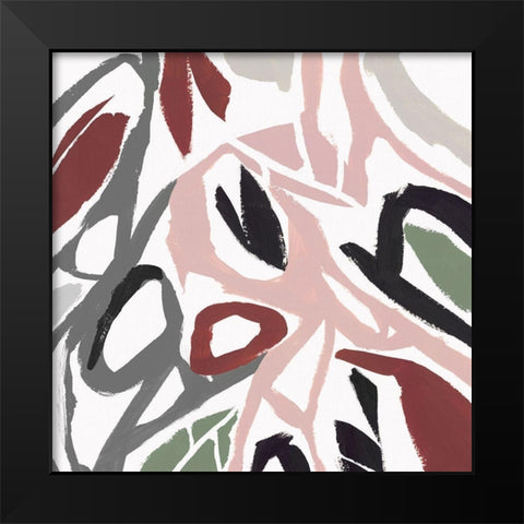 Lusting II  Black Modern Wood Framed Art Print by Isabelle Z