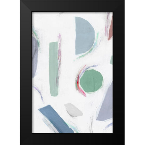 Terrazzo I  Black Modern Wood Framed Art Print by Isabelle Z