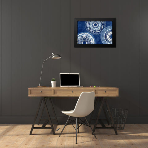 Adelle II  Black Modern Wood Framed Art Print by Isabelle Z