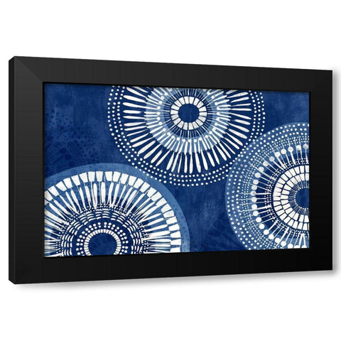 Adelle II  Black Modern Wood Framed Art Print with Double Matting by Isabelle Z