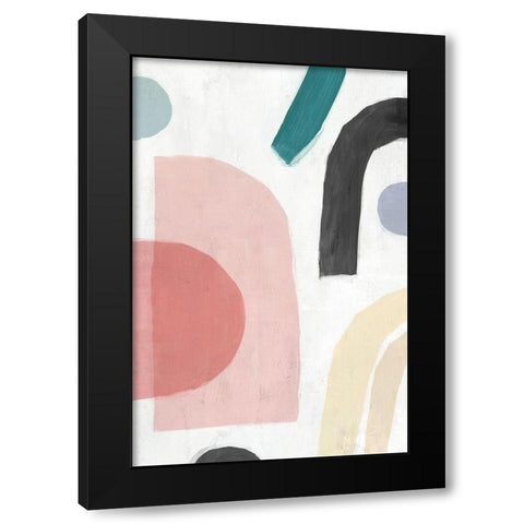 Sherbet I  Black Modern Wood Framed Art Print by Isabelle Z