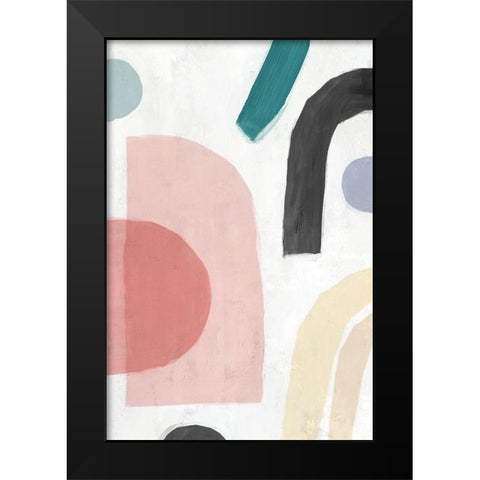 Sherbet I  Black Modern Wood Framed Art Print by Isabelle Z